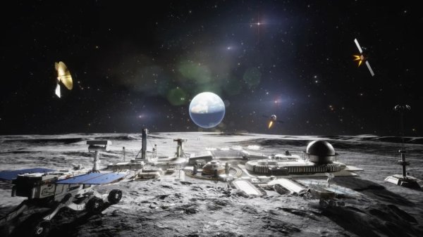 股票配资门户官网 月球上修路盖房子, 可以就地取材?